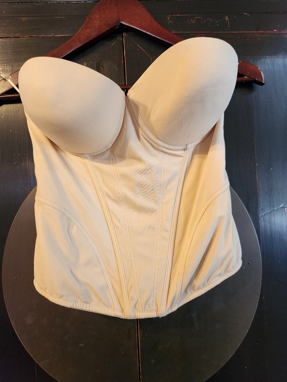 Cassandra Intimates Bustier Corset Size 36D Strapless Bridal, Formal Wedding EUC